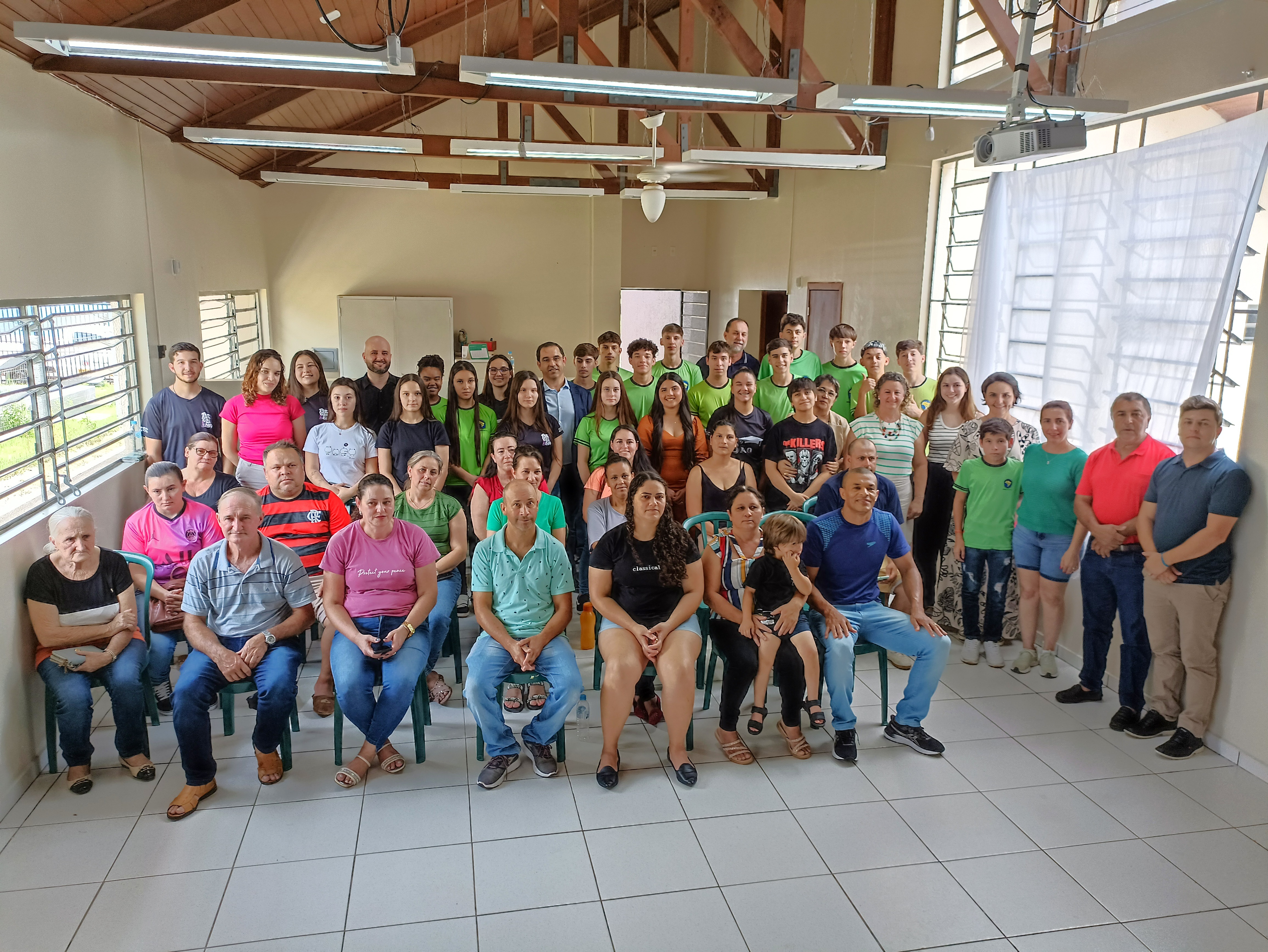 Reunião do programa Talento Tech em Manfrinópolis.