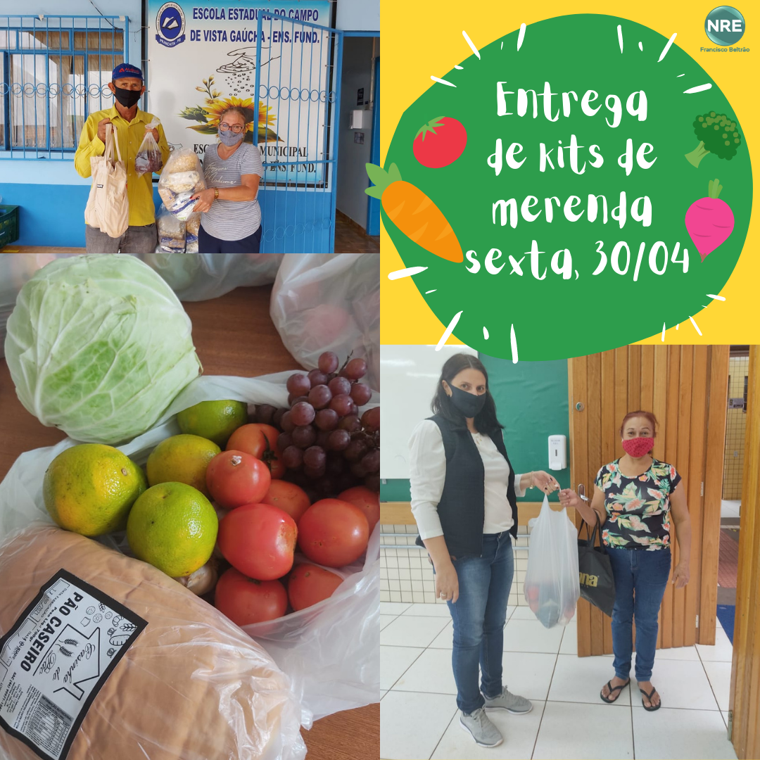 Distribuição de merenda - 30/04/2021