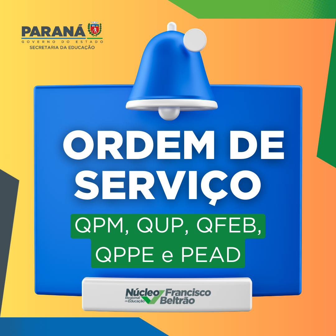 ORDEM DE SERVIÇO NRE