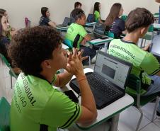 Reunião do programa Talento Tech em Manfrinópolis.