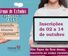 Inscrições para o Grupo de Estudos Formadores em Ação