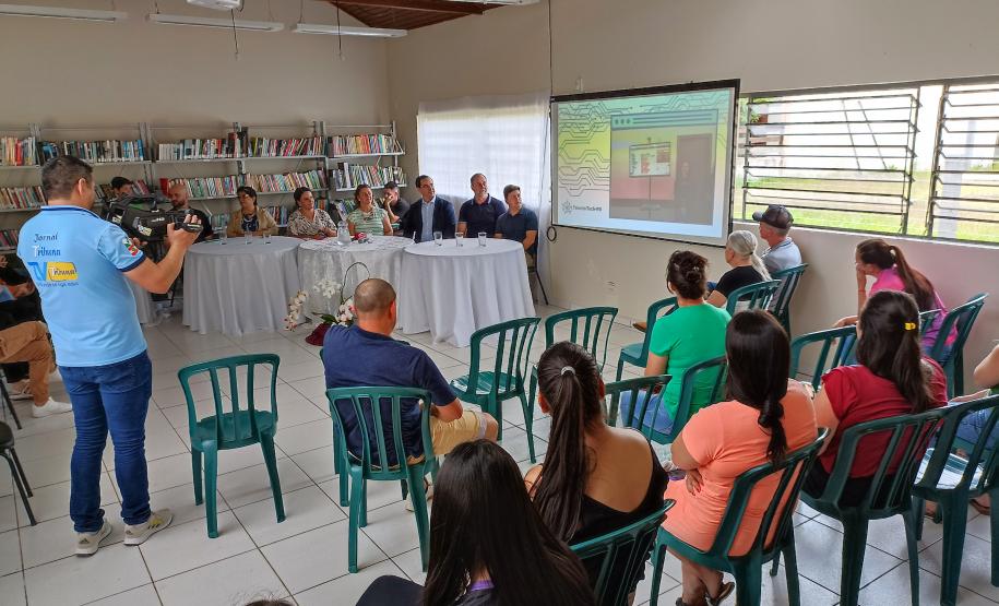 Reunião do programa Talento Tech em Manfrinópolis.
