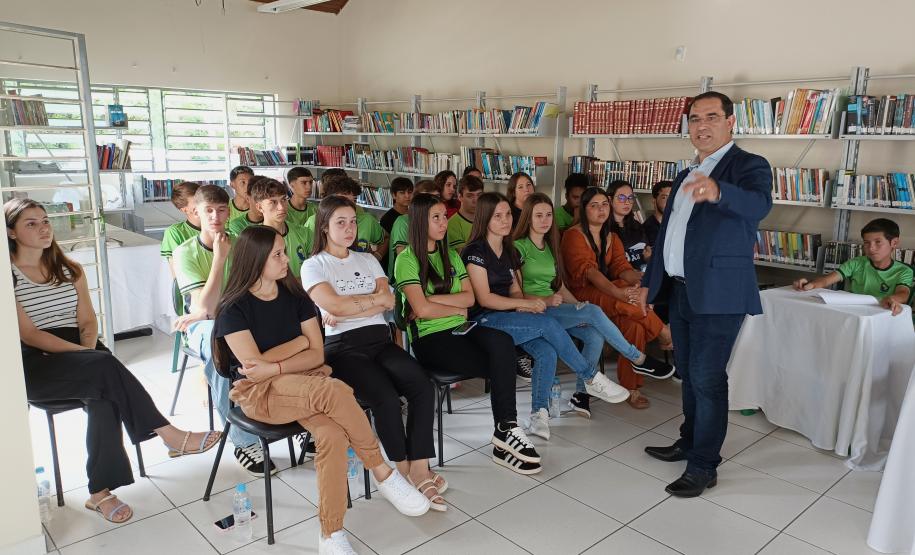 Reunião do programa Talento Tech em Manfrinópolis.