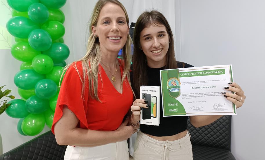 Cerimônia de Premiação do Concurso Agrinho 2024 – Inglês Paraná e Redação Paraná Nota 10