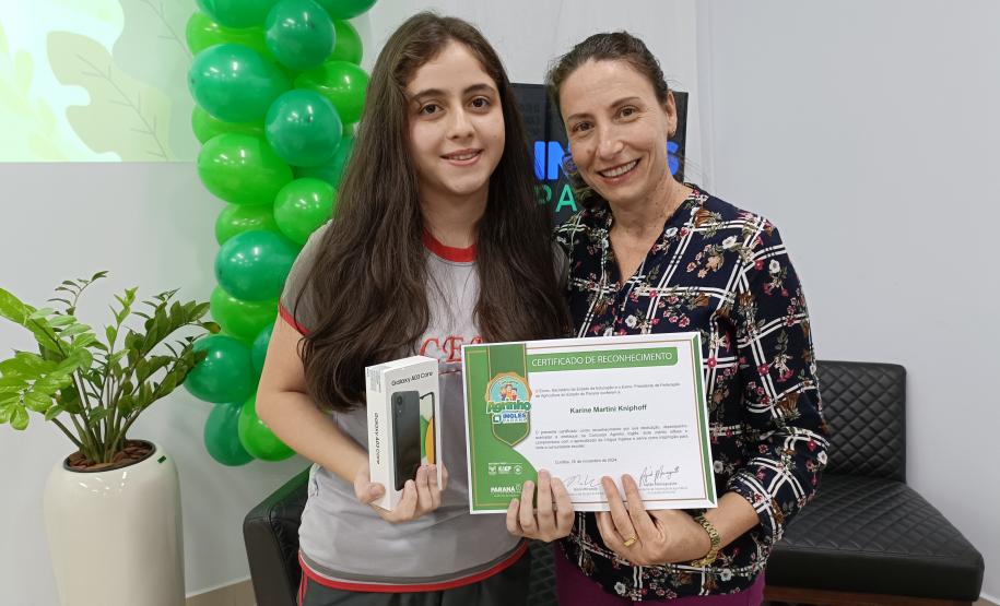 Cerimônia de Premiação do Concurso Agrinho 2024 – Inglês Paraná e Redação Paraná Nota 10