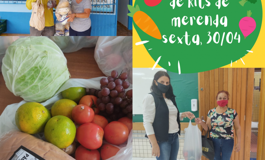 Distribuição de merenda - 30/04/2021