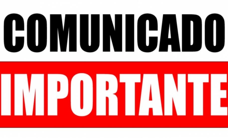 COMUNICADO IMPORTANTE